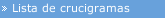 Lista de crucigramas
